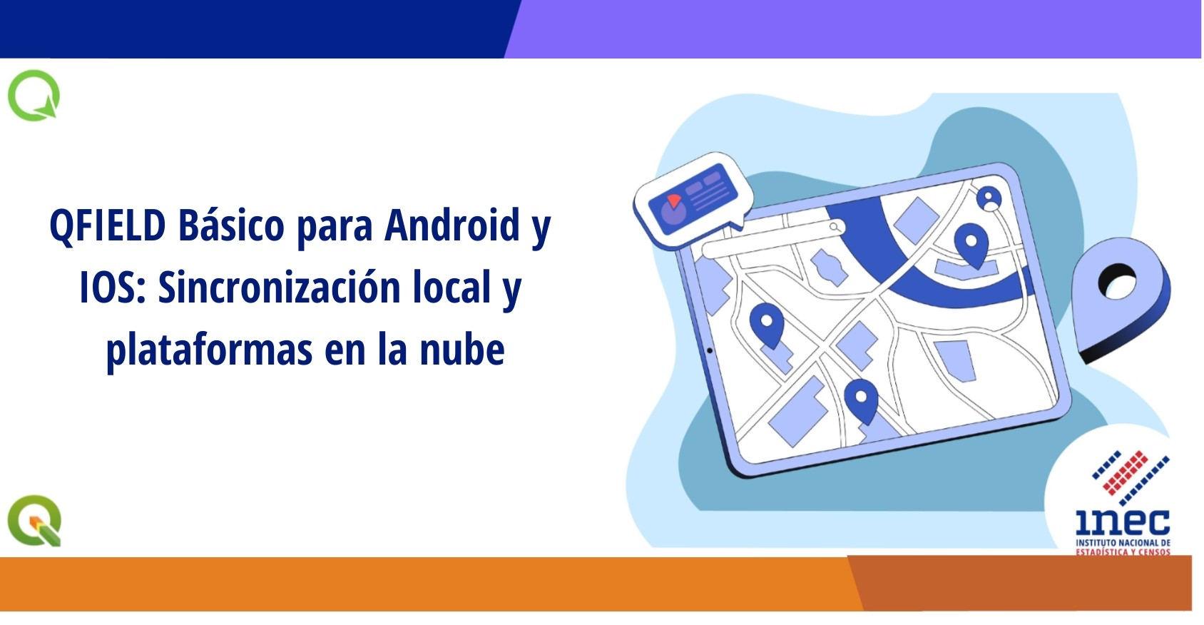 Curso virtual "QFIELD Básico para Android y IOS: Sincronización local y plataformas en la nube"