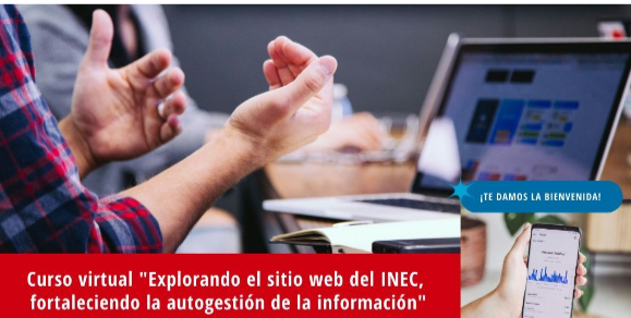 Explorando el sitio web del INEC, fortaleciendo la autogestión de la información
